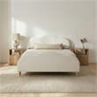 Moe's Home Collection Jacqueline Beds Fabric White