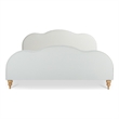 Moe's Home Collection Jacqueline Beds Fabric White