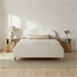 Moe's Home Collection Jacqueline Beds Fabric White