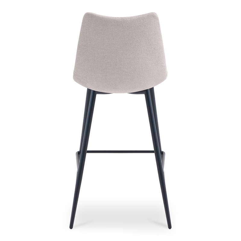 Moe's Home Collection Alibi Counter Stools Fabric Beige