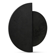 Moe's Home Collection Meridian Wall Sculptures Metal Black