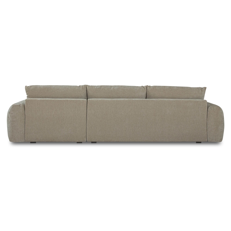 Moe's Home Collection Berga Sectionals Fabric Gray
