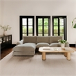 Moe's Home Collection Berga Sectionals Fabric Gray