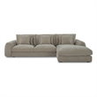 Moe's Home Collection Berga Sectionals Fabric Gray