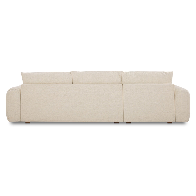 Moe's Home Collection Berga Sectionals Fabric White