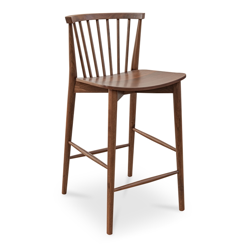 Moe's Home Collection Marley Counter Stools Wood Brown