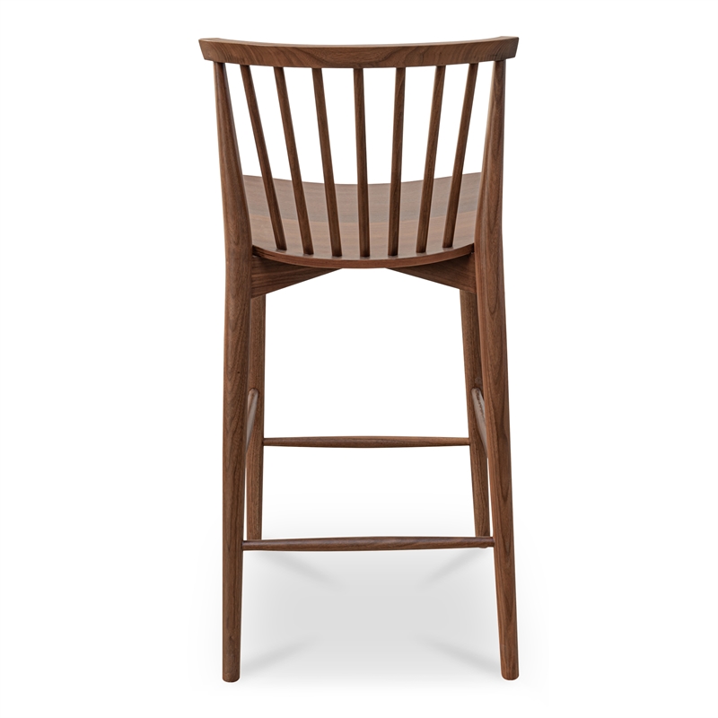 Moe's Home Collection Marley Counter Stools Wood Brown