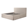 Moe's Home Collection Maren Beds Fabric Beige