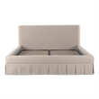 Moe's Home Collection Maren Beds Fabric Beige
