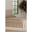 Moe's Home Collection Maren Beds Fabric Beige