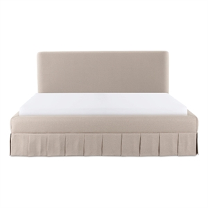 Moe's Home Collection Maren Beds Fabric Beige