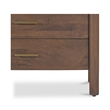 Moe's Home Collection Wiley Wood 6-Drawers Bedroom Dresser in Brown