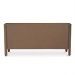 Moe's Home Collection Wiley Wood 6-Drawers Bedroom Dresser in Brown