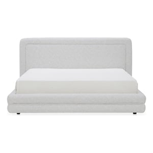 Moe's Home Collection Tory Beds Fabric White