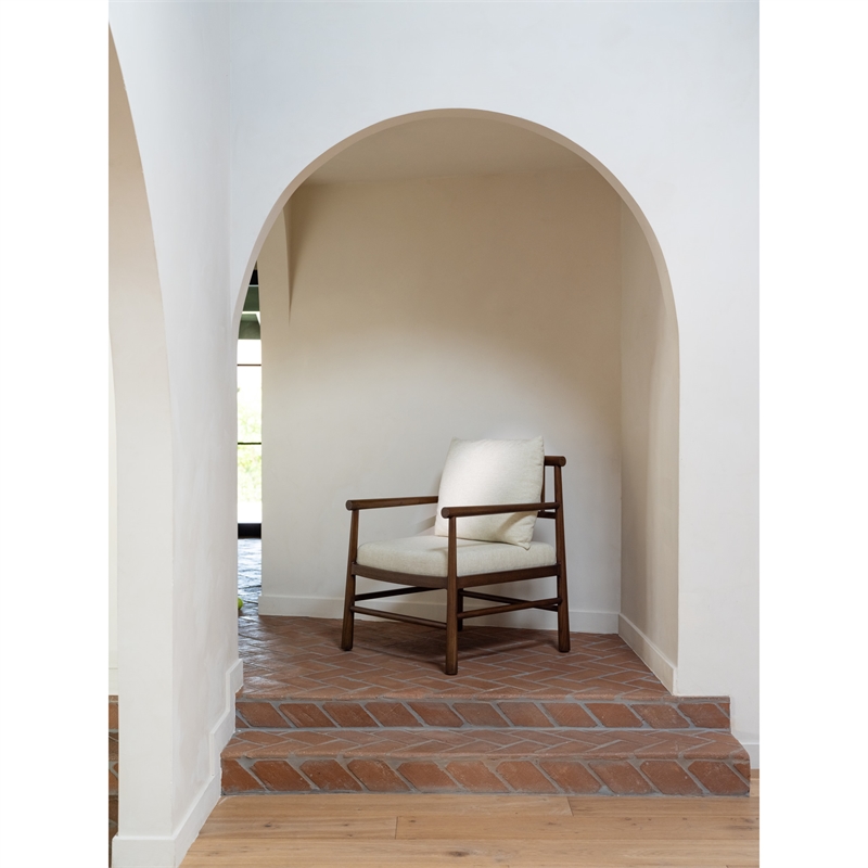 Moe's Home Collection Mayne Accent Chairs Wood White