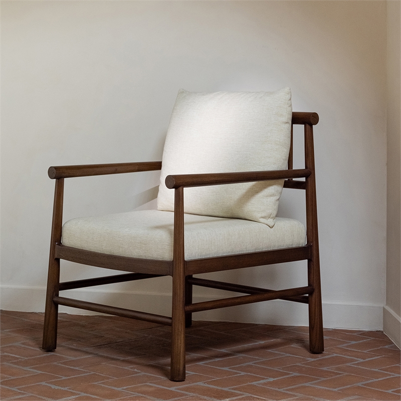 Moe's Home Collection Mayne Accent Chairs Wood White