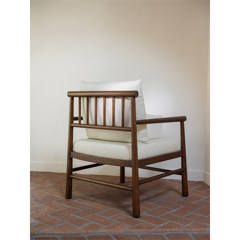 Moe's Home Collection Mayne Accent Chairs Wood White