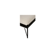 Moe's Home Collection Agne Stools Fabric White