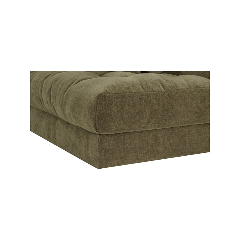 Moe's Home Collection Davie Corner Chairs Fabric Green