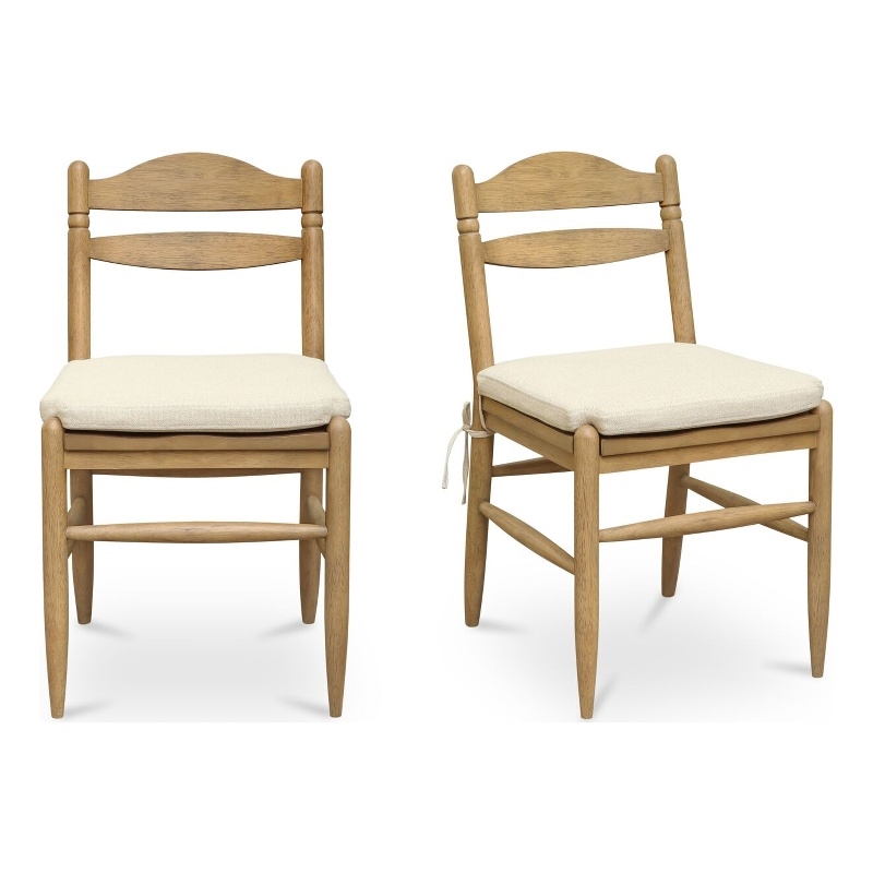 Moe's Home Collection Tate Dining Chairs Wood Beige