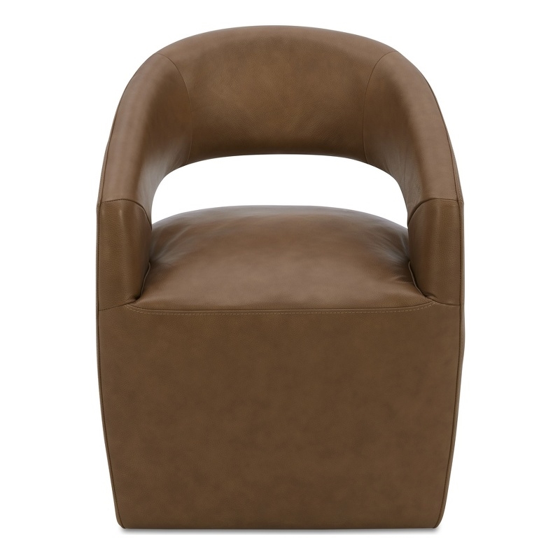Moe's Home Collection Barrow Dining Chairs Leather Tan