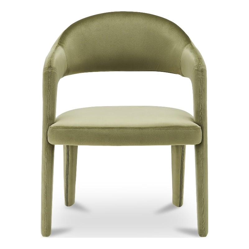 Moe's Home Collection Martens Dining Chairs Fabric Green