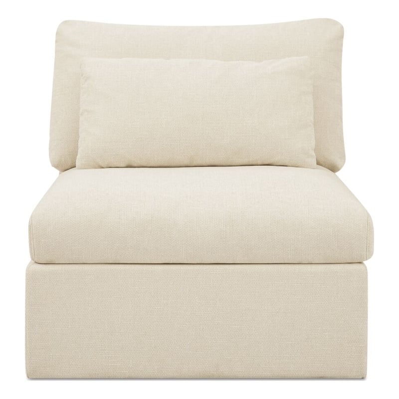 Moe's Home Collection Swift Slipper Chairs Fabric Beige