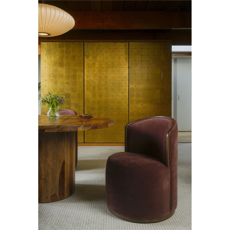 Moe's Home Collection Rossi Dining Chairs Wood Purple