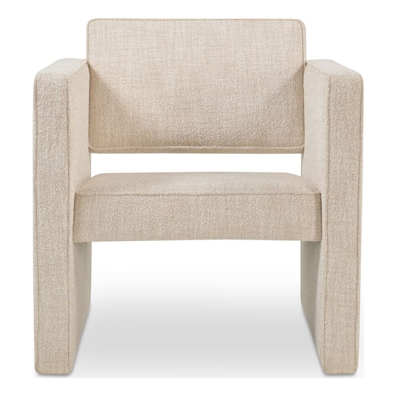 Moe's Home Collection Harris Accent Chairs Fabric Beige