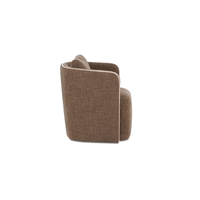 Moe's Home Collection Cecil Dining Chairs Fabric Brown