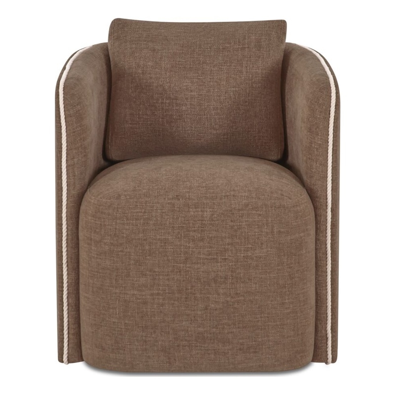 Moe's Home Collection Cecil Dining Chairs Fabric Brown