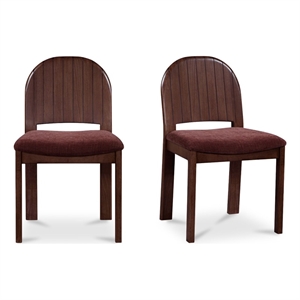 Moe's Home Collection Emil Dining Chairs Wood Purple