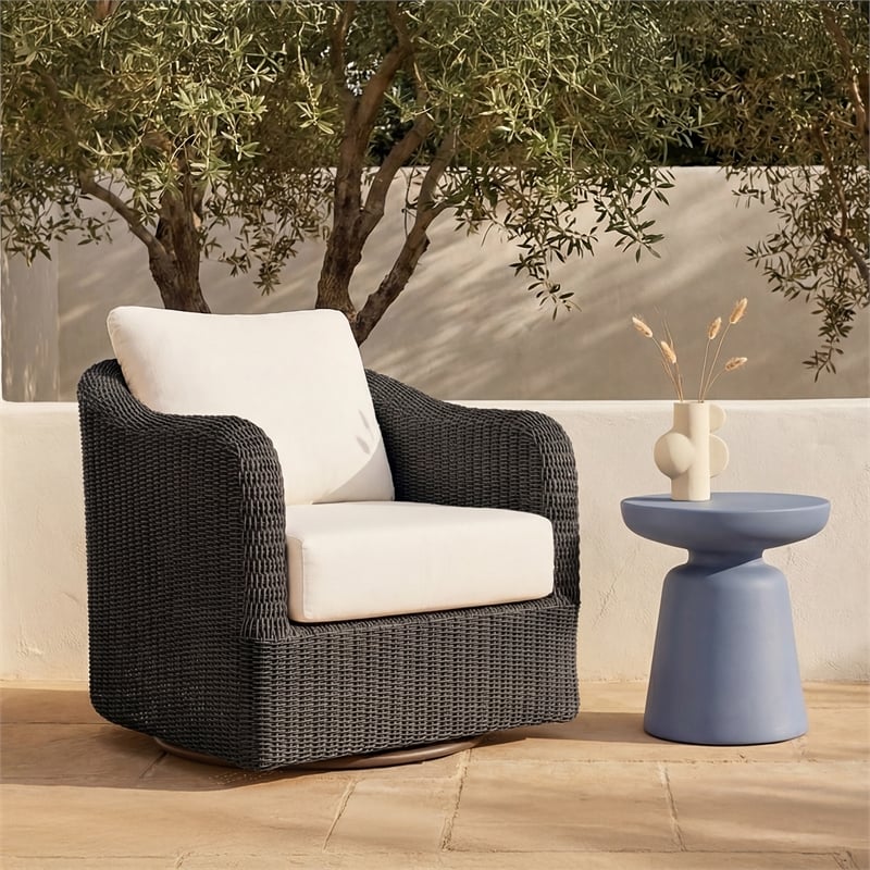Moe's Home Collection Bodhi Outdoor Chairs Metal Grey