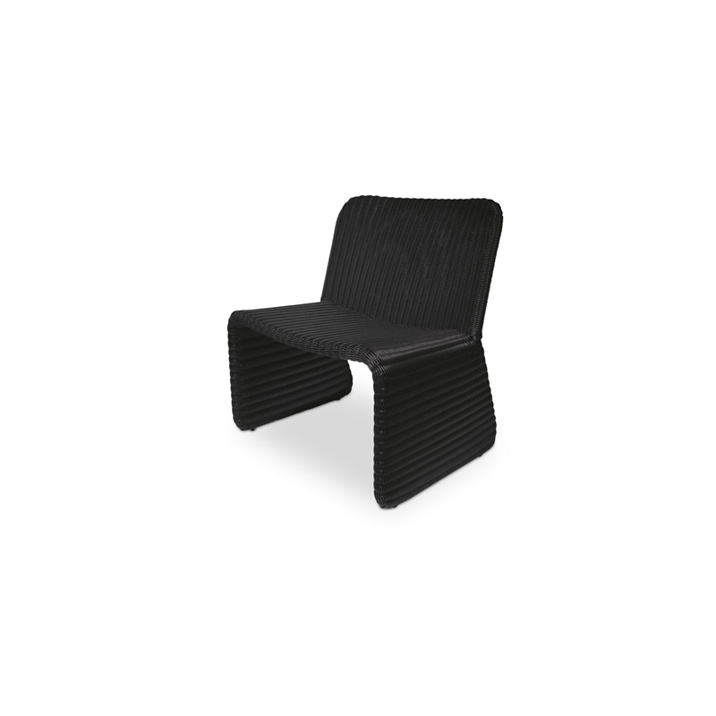 Moe's Home Collection Ella Outdoor Chairs Plastic Grey