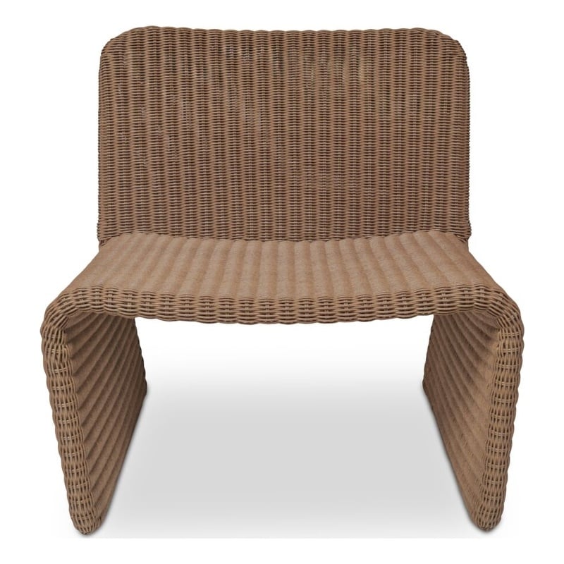 Moe's Home Collection Ella Outdoor Chairs Plastic Natural