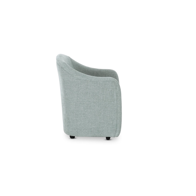 Moe's Home Collection Drava Dining Chairs Fabric Blue