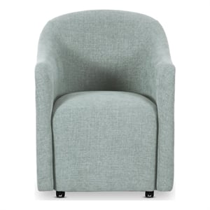 Moe's Home Collection Drava Dining Chairs Fabric Blue