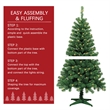 Jeco 5' Wood Trail Pine Artificial Christmas Tree
