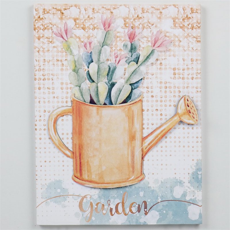 Jeco Floral 3D Canvas Art in Orange