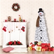 Jeco Snowman Christmas Tree Decor in White and Brown