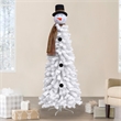 Jeco Snowman Christmas Tree Decor in White and Brown