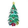 Jeco 6 Feet Christmas Tree with Snow Inflatable in Red/Green