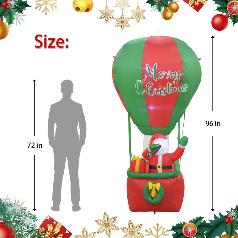 Jeco 8 Feet Inflatable Fire Balloon in Multi-Color