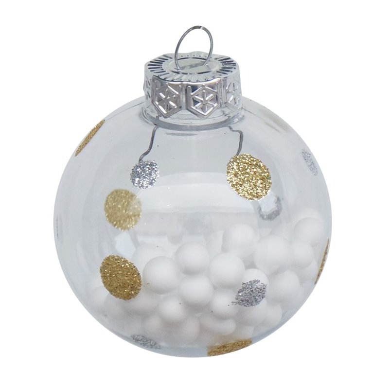 Jeco 50 Piece Tinsel Town Christmas Tree Ornament Set