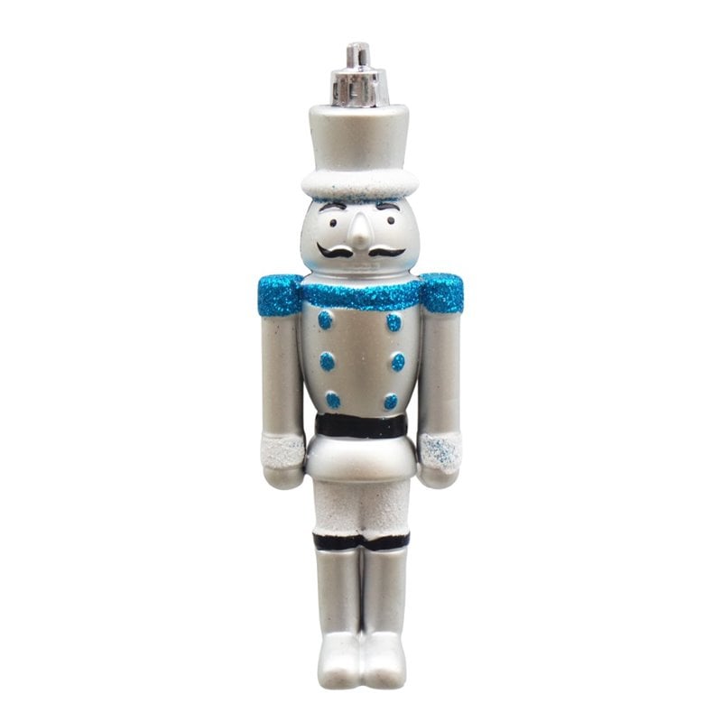 Jeco 50 Piece Christmas Tree Ornament Set in Blue and Silver