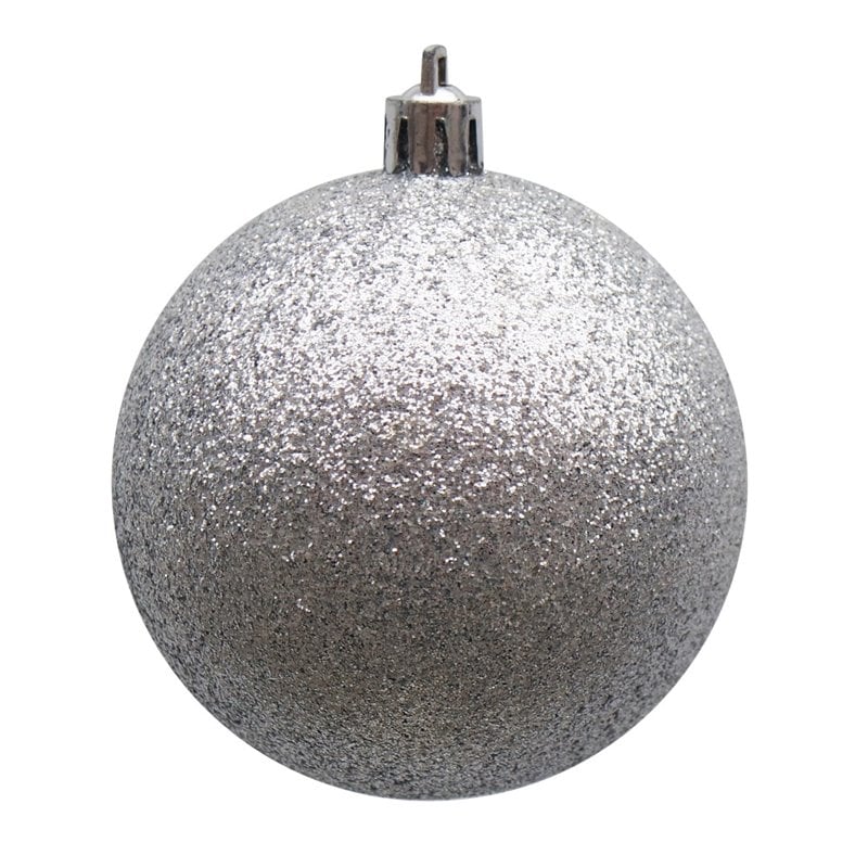 Jeco 50 Piece Christmas Tree Ornament Set in Blue and Silver