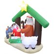 Jeco Giant Weather Resistant Polyester Inflatable LED Nativity Scene