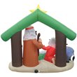 Jeco Giant Weather Resistant Polyester Inflatable LED Nativity Scene