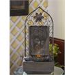 Buddha Wall and Metal Flower Fountain with Led Light