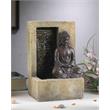 Buddha Tabletop Resin Water Fountain-Natural